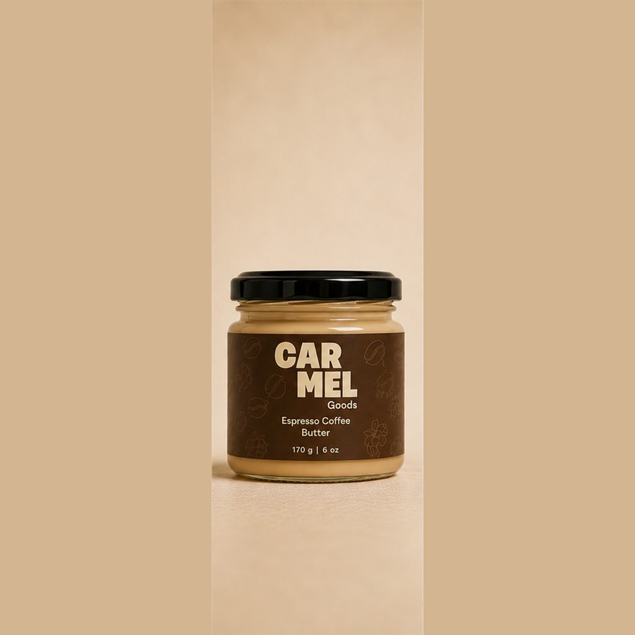 Jar of CARMEL Goods Espresso Coffee Butter